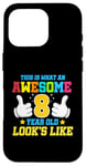 Coque pour iPhone 16 Pro Voici à quoi ressemble un enfant génial de 8 ans : 8e anniversaire