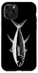 Coque pour iPhone 11 Pro Yellowfin Thon Pêcheur en plein air Jeu en mer profonde Dos