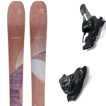 BLIZZARD Pack ski Blizzard Black Pearl 94 Peach 25 + Fixations Femme Marron / Orange taille 164 2025