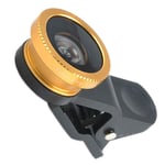 LEVEL GREAT 3-in-1 Universal phone Camera Clip-on Lens Kit 180° fish eye Fish Eye Lens 0.67X Wide Angle Macro Lens