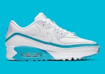 Nike Air Max 90 / UNDFTD UK 5.5 EUR 38 5 New White Blue Fury CJ7197 102