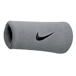 Nike Unisex's Swoosh Sweatband, Matte Silver/Black, One Size