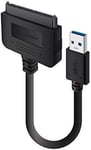 ALOGIC USB-A 3.0 to SATA Adapter cable for 2.5” Hard Drive; Compatible with all 