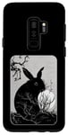 Coque pour Galaxy S9+ Amoureux des lapins, lapin et lune