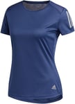 Adidas Own The Run Tee T-Shirt (Short Sleeve) - Tech Indigo, X-Small