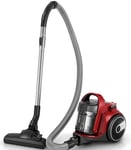 Bosch Série 2 Aspirateur sans sac BGC05AAA2 – Aspirateur au format ultra compact et poids léger, avec filtre hygiénique lavable et haute performance d’aspiration – Couleur : Rouge