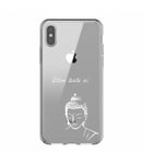 Coque Iphone X XS bouddha blanc personnalisee transparente