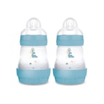 MAM Nappflaska Easy Start Anti-Colic matt 2x 160 ml från 0 månader, Dino