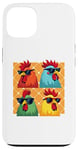 iPhone 13 Chicken Sunglasses Animal Farm Funny For Farmer Men Women Case