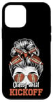 Coque pour iPhone 12 mini Football américain Chignon désordonné Classe jusqu'au coup