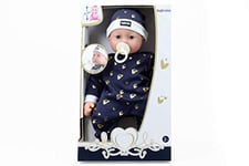 Simba- Baby Inglesina cm.46 if you remove the Pacifier Cries, 105143395