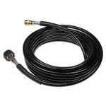 vhbw Tuyau de rallonge 10 m remplacement pour Kärcher 2.644-019.0 pour nettoyeur haute pression avec connexion M22 x 1,5, noir