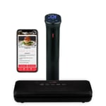 iVide® 2.0 Sous Vide Stav WIFI (IPX7-Vattentät) + VS180Plus Vakuumförpackare (Startpaket)