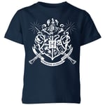 T-Shirt Enfant Emblèmes des Maisons de Poudlard - Harry Potter - Bleu Marine - 5-6 ans