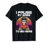 VR Virtual Reality Gamer Player Game PC Pause Game Gift T-Shirt