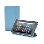 Nupro Étui pliable avec support intégré pour tablette Fire 7, Bleu gris