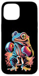 Coque pour iPhone 15 Propriétaire de gecko à crête Lampe chauffante Élevage de