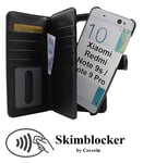 Skimblocker XL Magnet Fodral Xiaomi Redmi Note 9s / Note 9 Pro (Svart)