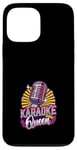 Coque pour iPhone 13 Pro Max Karaoké Queen Karaoké Chanteur Microphone Karaoké