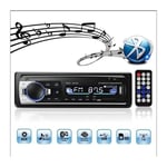 Autoradio Bluetooth 4X60W 12V / Radio De Voiture Lecteur Mp3 / Stereo Fm / Usb-Sd-Aux Avec Telecommande