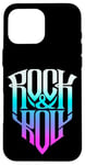 Coque pour iPhone 16 Pro Max I Love Rock & Roll Tee, Rock and Roll Fashion Graphic Design