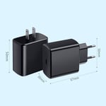 Charging Block And Cord 45W Black Type C Fast Charging Phone Charger For