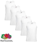 Fruit of the Loom 5 Value Weight tanktop bomuld hvid L