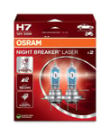 Halogenlampa H7 Night Breaker Laser Next Gen (2-Pack) Osram - Volvo - VW - Mercedes - Ford - Audi - BMW - Saab - Peugeot