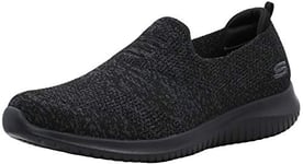 Skechers Women's 13106 Low-Top Sneakers, Black 3, 4.5 UK