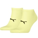 Puma Strumpor 2P Sport Light Sneaker Socks Gul Strl 43/46