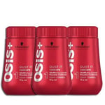 3-pack Schwarzkopf Osis Dust It