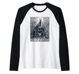 The Hare and the Frogs by Gustave Dore (1868) Raglan Baseball Tee