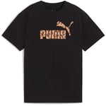 PUMA ESS Animal Logo Infill Tee G, T-Shirts Fille, PUMA Black,