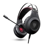 NUBWO N2 Gaming Casque avec Microphone 3.5mm Casque interface pour PC/PS4/Xbox Un/ordinateur portable/Tablette/Téléphone portable.