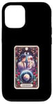 Coque pour iPhone 12/12 Pro Gemini Tarot Carte astrologique Zodiaque Astrologie Signe astrologique