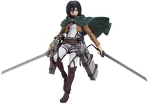 Figma Attack On Titan Non Scale Pre-Painted Pvc Figure: Mikasa Ackerman [Import Japonais]