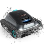 AIPER Robot de Piscine Fond et Parois, Scuba S1 Robot Aspirateur Piscine sans Fil, Nettoyage Périodique, Conception Durable des Chenilles, Autonomie de 150 Minutes pour Piscines Enterrées jusqu'à 150㎡