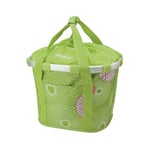 KlickFix women's bike basket, Womens, Lenker Klappkorb Bikebasket Crystals, Crystals Lime Green