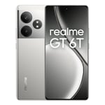 realme Smartphone GT 6T 256GB 12GB Fluid Silver