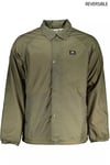 Vans Vert Nylon Hommes Homme Veste Authentique