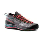 La Sportiva La Sportiva Women's Tx2 Evo Carbon/Hibiscus 40, Carbon/Hibiscus