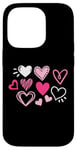 iPhone 14 Pro Cute Happy Valentines Day Cute Love Heart Pattern Women Kids Case