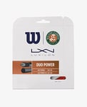 Wilson Unisex-Adult Duo Power Roland Garros Racket strings, Bronze/Natural, 16G