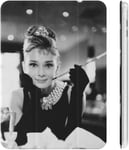 Audrey Hepburn Breakfast At Tiffany's Étui Pour Ipad 2020 En Tpu Résistant Aux Chocs, Réglage Automatique De L'angle De Veille/Réveil, Jolie Coque De Protection Transparente 10.2in