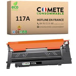 COMETE, Marque française - 117A - 1 Cartouche de Toner Compatible pour HP 117A - pour Toner HP 117A MFP 178nw 179fnw 150a 150nw 178nwg W2070A W2071A (1 Noir)