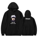 EDMKO Jujutsu Kaisen Sweat Homme Femme Garçon À Manches Longues Anime Japonais Pull Tops Gojo Satoru Cosplay Vêtements Cool Pull À Capuche,XX~Small