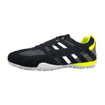 Geox Men Uomo Snake A Sneaker, Black Fluo Yellow, 48 EU