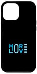 Coque pour iPhone 12 Pro Max Blue One More LOVE Graphique couleur bleue