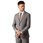 Burton Mens Puppytooth Check Single-Breasted Suit Jacket