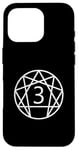 iPhone 16 Pro ENNEAGRAM SYMBOL PERSONALITY TYPE 3 THREE ACHIEVER PERFORMER Case